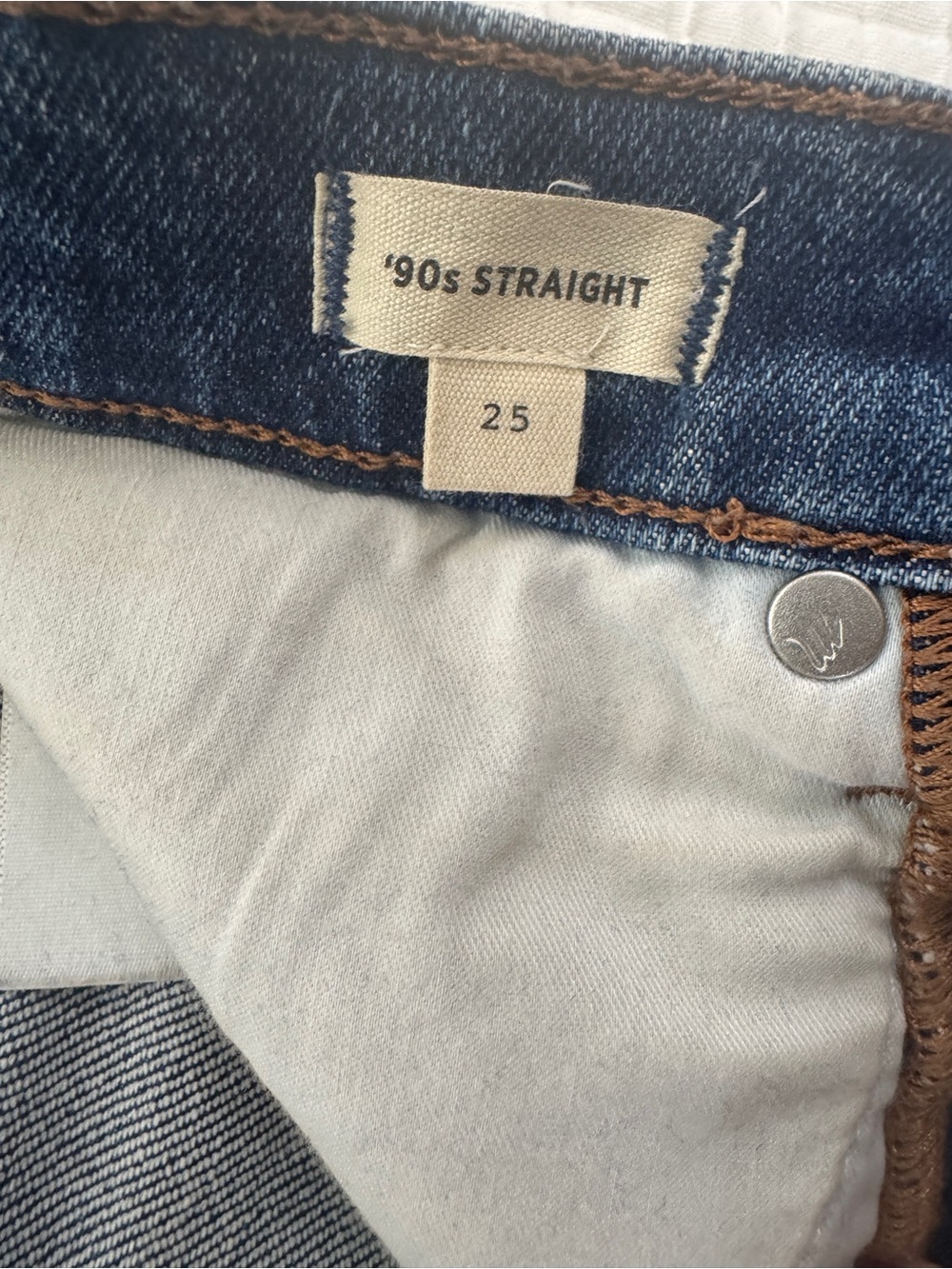 '90s Straight women Jeans in Dark Blue